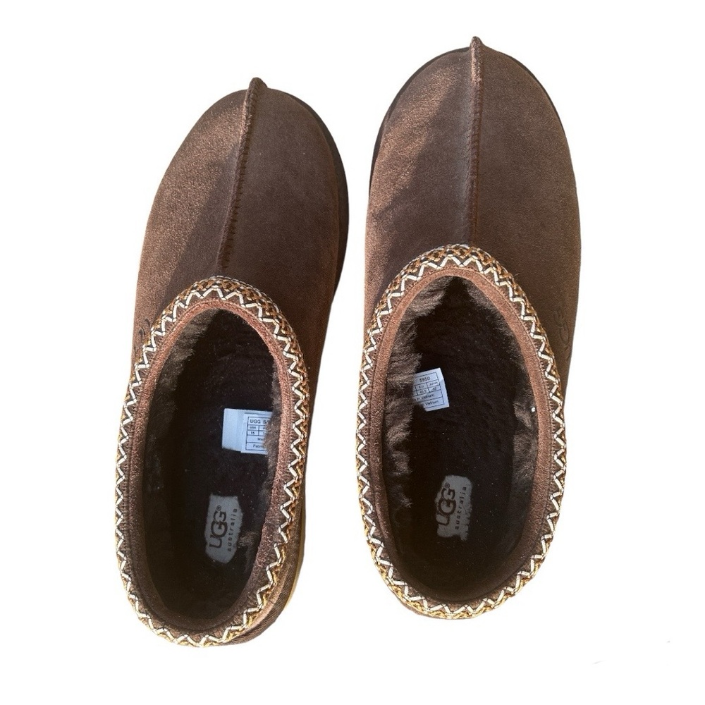 UGG Dark Cocoa Tasman slippers